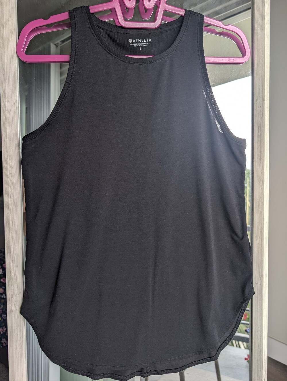 Athleta Black Performance Tank Top Sleeveless Women's Size S Athletic